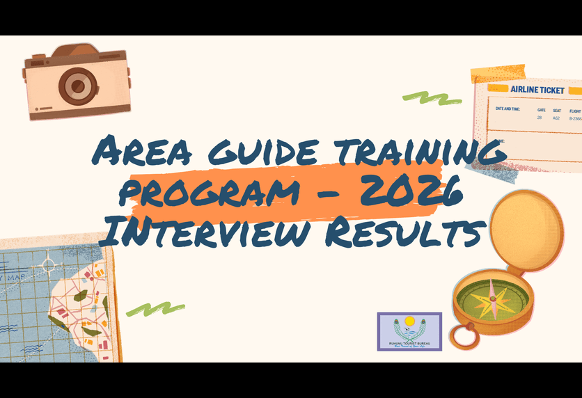 Southern Province Tourist Area Guide Lecturer Interview Result Sheet